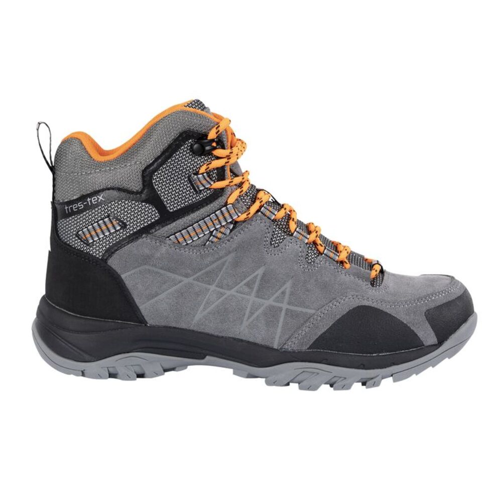 Trespass Mens Caelan Suede Walking Boots / Gray